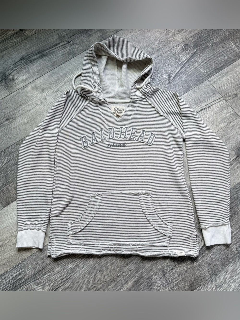 Blue 84 Striped Hooded Pullover